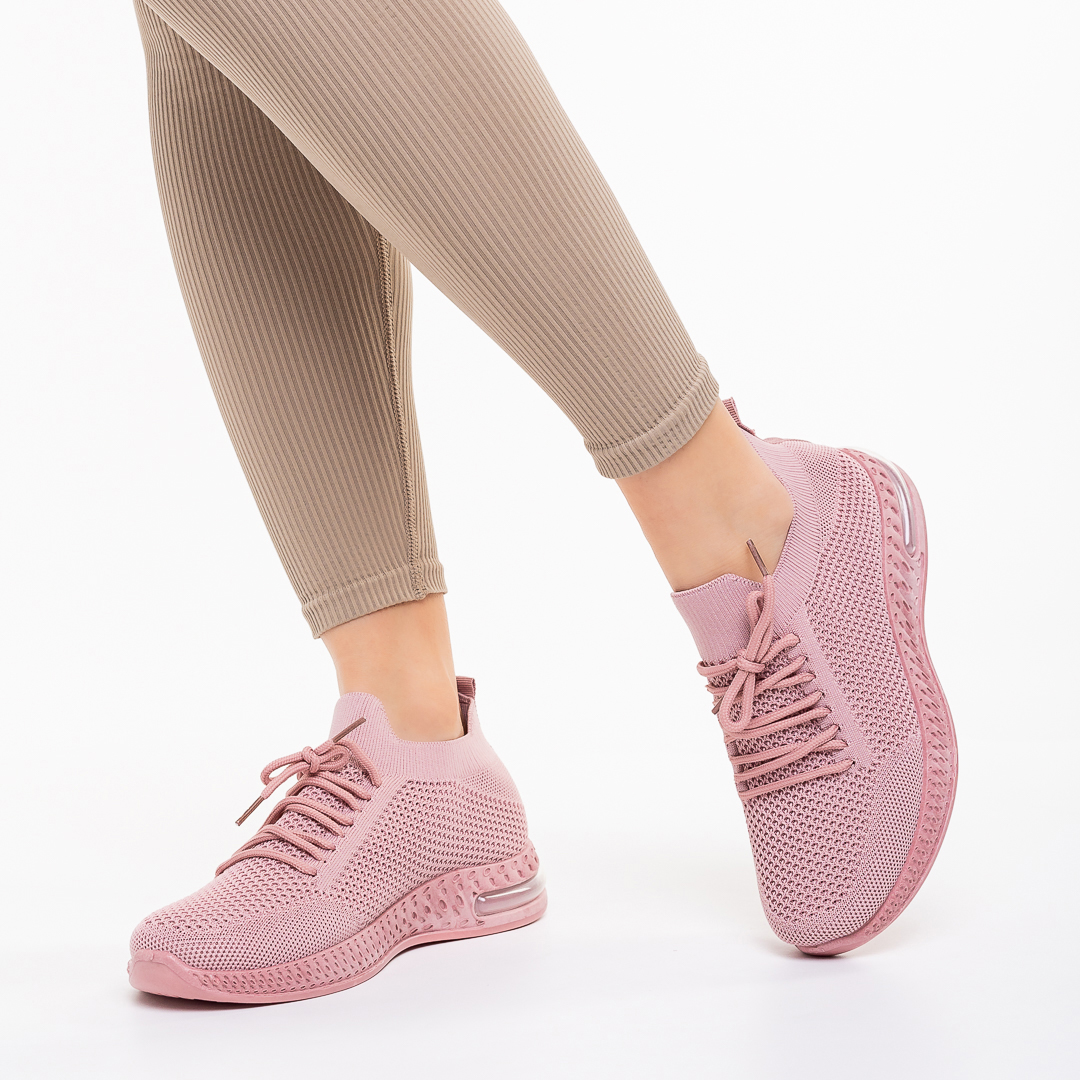 Vayda rózsaszín női sportcipő, textil anyagból készült - Kalapod.hu