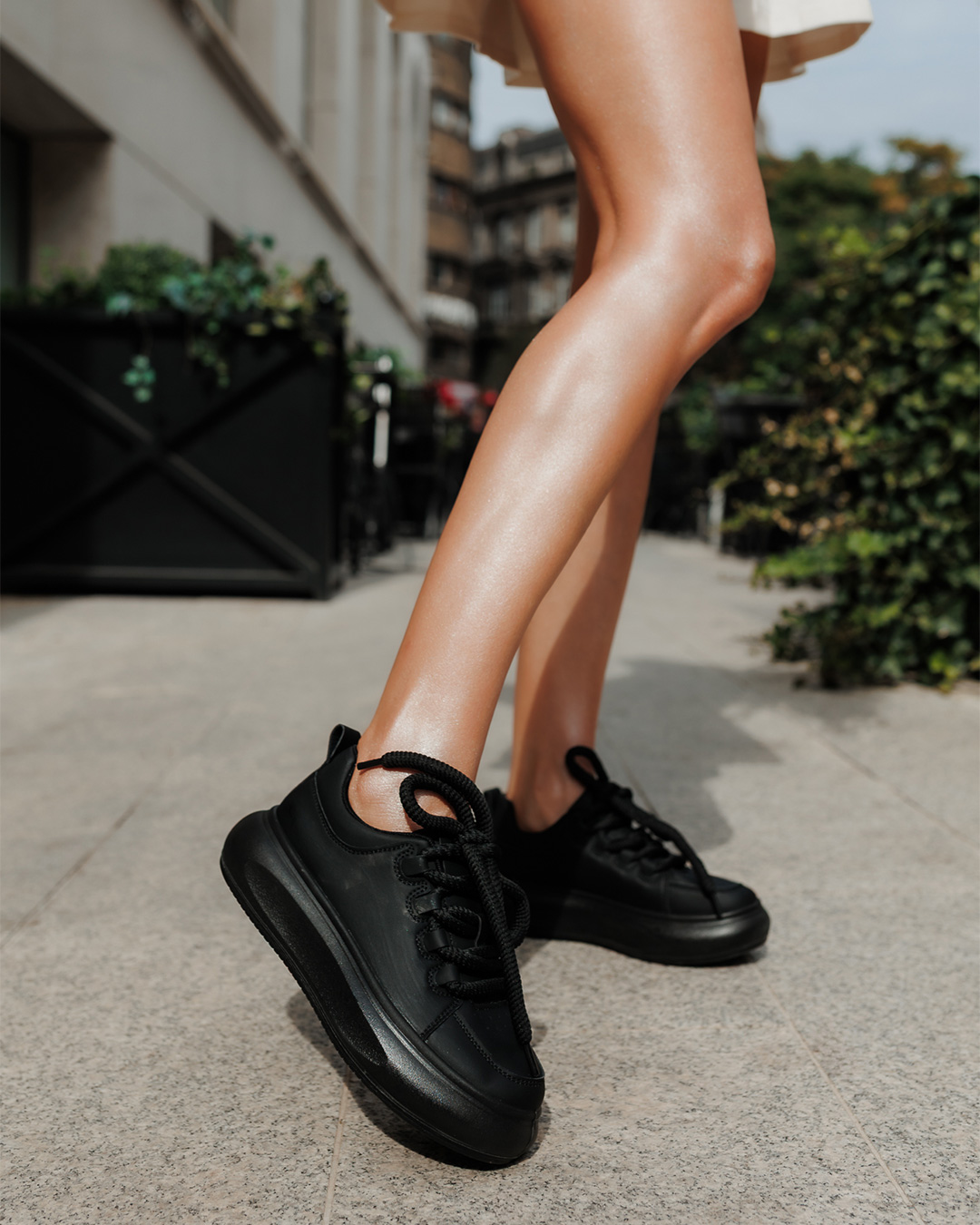 Ozara fekete női sportcipő ökológiai bőrből - Kalapod.hu Ozara fekete női sportcipő ökológiai bőrből - Kalapod.hu