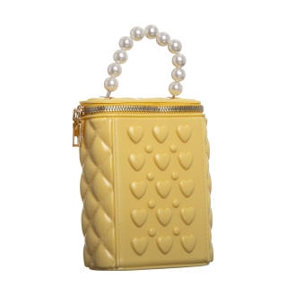 Bella sárga női táska, műbőrből készült - Kalapod.hu