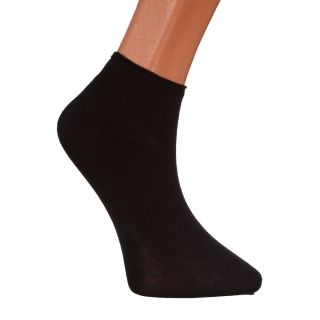  Női zokni és harisnya, 3 darabos fekete női zokni, BD-1010 - Kalapod.hu