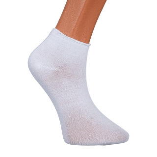 Női zokni, 3 darabos fehér női zokni, BD-1011 - Kalapod.hu