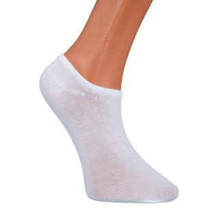  Női zokni és harisnya, 3 darabos fehér női zokni, BD-1016 - Kalapod.hu