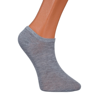 Női zokni, 3 darabos szürke női zokni, BD-1017 - Kalapod.hu