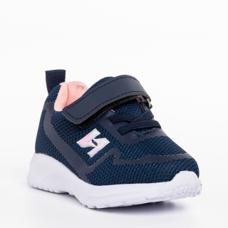 Gyerek sportcipő, Vanilla kék és rózsaszín gyerek sportcipő, textil anyagból készült - Kalapod.hu