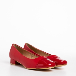 Big size, Luanne piros női cipő, műbőrből készült - Kalapod.hu