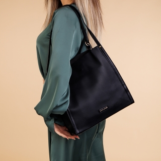 Női táskák, David Jones fekete női táska, Hadia műbőrből készült - Kalapod.hu