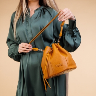 David Jones camel női táska, Aiza műbőrből készült - Kalapod.hu