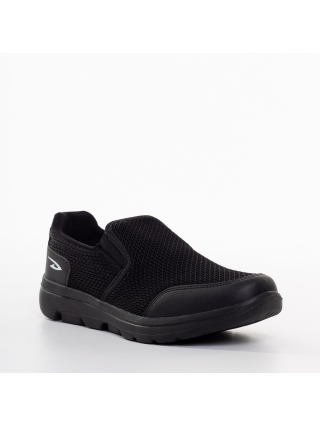 LAST SIZE, Kadence fekete férfi sportcipő, textil anyagból - Kalapod.hu