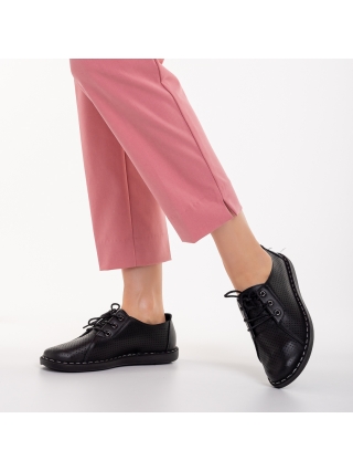 Leondra fekete alkalmi női cipő, műbőrből készült - Kalapod.hu