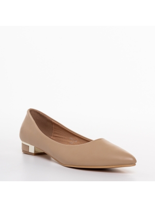 LAST SIZE, Wren bézs női balerina, műbőrből készült - Kalapod.hu