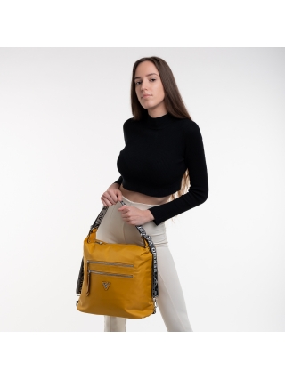 NŐI KIEGÉSZÍTŐK, Freja sárga női táska, textil anyagból készült - Kalapod.hu