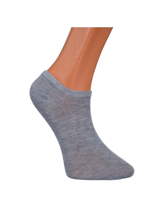 Kiegészítők, 3 darabos szürke női zokni, BD-1017 - Kalapod.hu