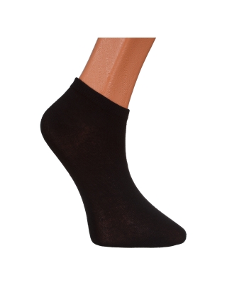 Kiegészítők, 3 darabos fekete női zokni, BD-1070 - Kalapod.hu
