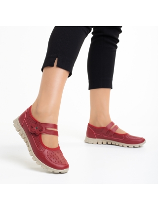 Ladana piros alkalmi női cipő, műbőrből készült - Kalapod.hu