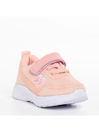 Gyerek lábbelik, Vanilla rózsaszín gyerek sportcipő, textil anyagból készült - Kalapod.hu