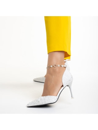 Női cipő, Briony fehér női cipő, műbőrből készült - Kalapod.hu