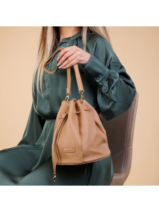 Női táskák, David Jones bézs női táska, Aiza műbőrből készült - Kalapod.hu