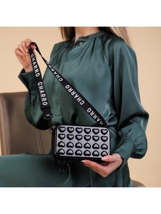Női táskák, Santina fekete női kozmetikus táska, akrilból készült - Kalapod.hu