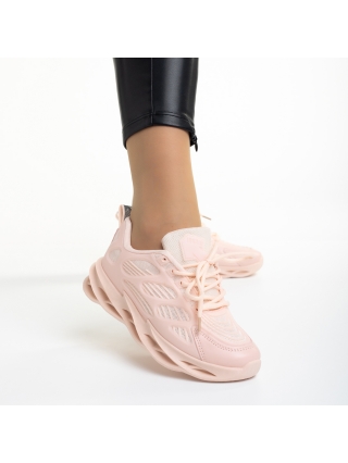 Alora rózsaszín női sportcipő, műbőrből és textil anyagból készült - Kalapod.hu