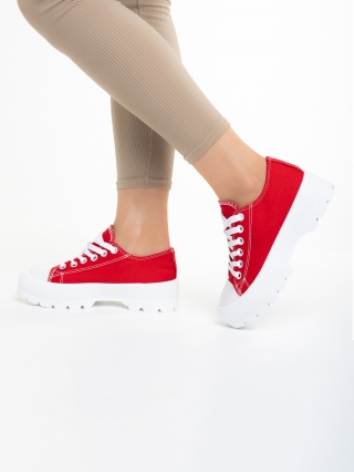 Value Piros tornacipő textil anyagból - Kalapod.hu