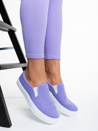 Női tornacipő, Orabela lila női tornacipő, textil anyagból készült - Kalapod.hu