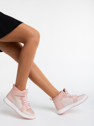 Saskia rózsaszín női sport cipő  ökológiai bőrből - Kalapod.hu