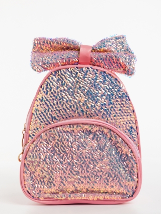 GYEREK KIEGÉSZÍTŐK, Fairy sötét rózsaszín gyerek hátizsák ökológiai bőrből és textil anyagból - Kalapod.hu