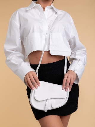 Női táskák, Michala fehér, női, ökológiai bőr táska - Kalapod.hu