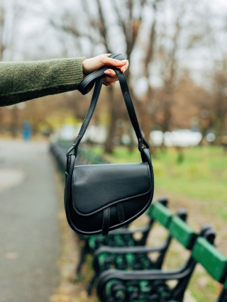 Női táskák, Michala fekete, női, ökológiai bőr táska - Kalapod.hu
