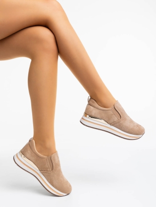Timotha khaki női sport cipő textil anyagból - Kalapod.hu