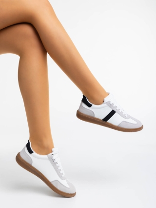 Liliha fehér női sport cipő ökológiai bőrből - Kalapod.hu