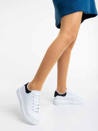 Annora fehér és fekete női sport cipő - Kalapod.hu