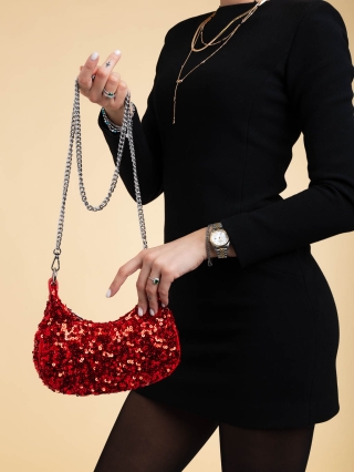 Ayah piros női táska textil anyagból - Kalapod.hu