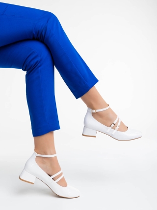 Női cipő, Reizy fehér női cipő ökológiai bőrből - Kalapod.hu