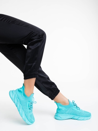LEÁRAZÁS, Lujuana kék női sport cipő textil anyagból - Kalapod.hu