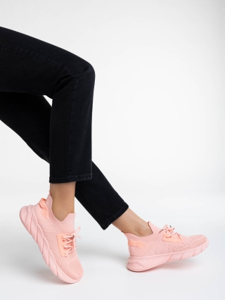 Női sportcipő, Lujuana rózsaszín női sport cipő textil anyagból - Kalapod.hu