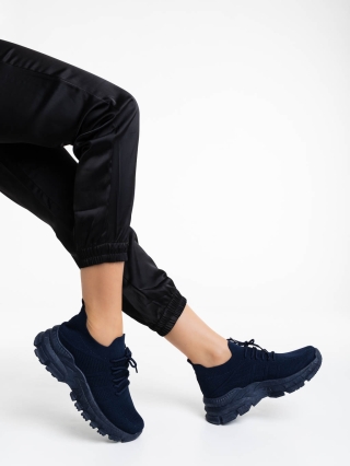 Női cipő, Donia kék női sportcipő textil anyagból - Kalapod.hu