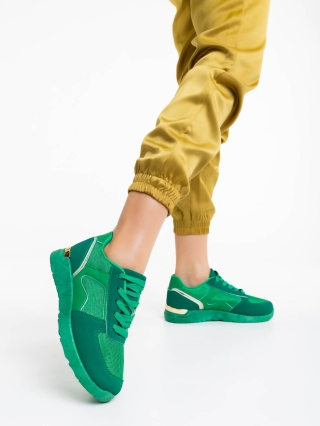 Laraine zöld női sportcipő textil anyagból - Kalapod.hu