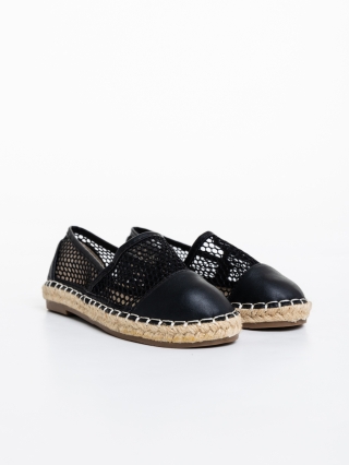 Guapissima fekete gyerek espadrille textil anyagból és ökológiai bőrből - Kalapod.hu