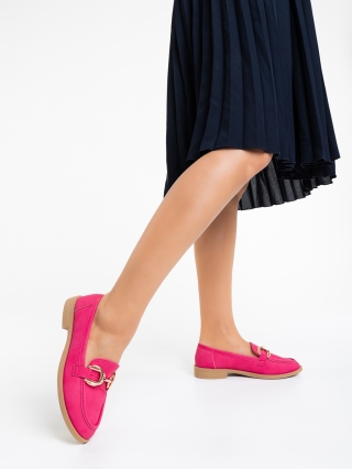 Hot Summer Sale - Kedvezmények Cecile fukszia női félcipő ökológiai bőrből Promóció