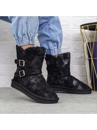 Premium, Vivara fekete női csizma textil anyagból - Kalapod.hu