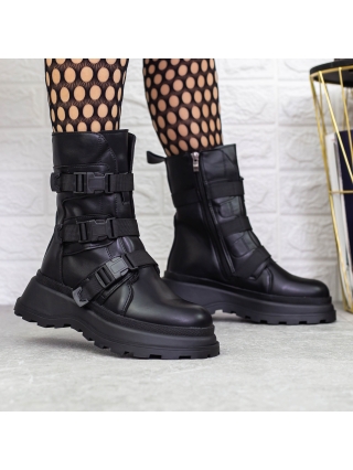 Női bakancs, Puha női csizma Mihaja  Fekete - Kalapod.hu