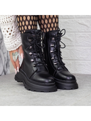 Női bakancs, Puha női csizma Kimiha Fekete - Kalapod.hu