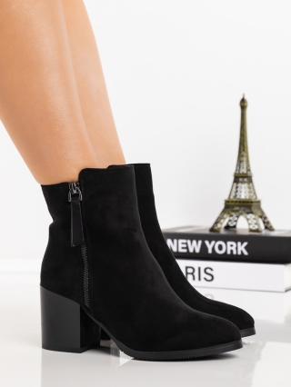 NŐI LÁBBELIK, Vastag sarkú bokacsizma Onaira Fekete - Kalapod.hu