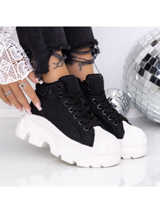 NŐI LÁBBELIK, Női platform bakancs Onita Fekete - Kalapod.hu