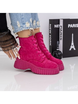 Női bakancs, Női platform bakancs Nerida Őszibarack - Kalapod.hu