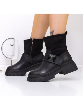 NŐI LÁBBELIK, Puha női csizma Adeza  Fekete - Kalapod.hu