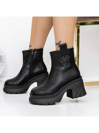 NŐI LÁBBELIK, Tavaszi-őszi női csizma Helada Fekete - Kalapod.hu