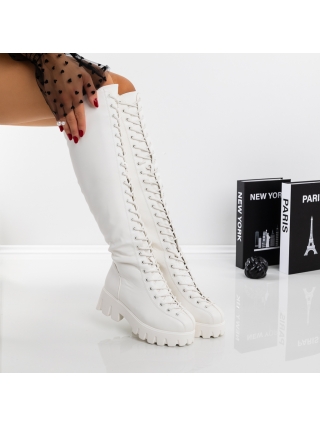 NŐI LÁBBELIK, Női csizma Ramava Fehér - Kalapod.hu