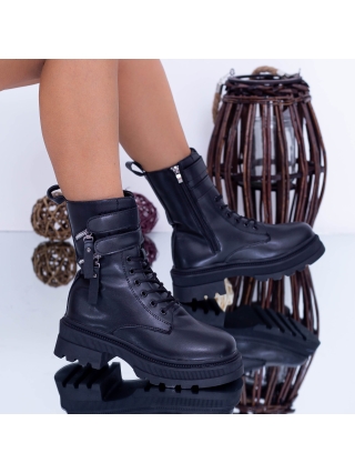 Női bakancs, Női bakancs Lisada Fekete - Kalapod.hu